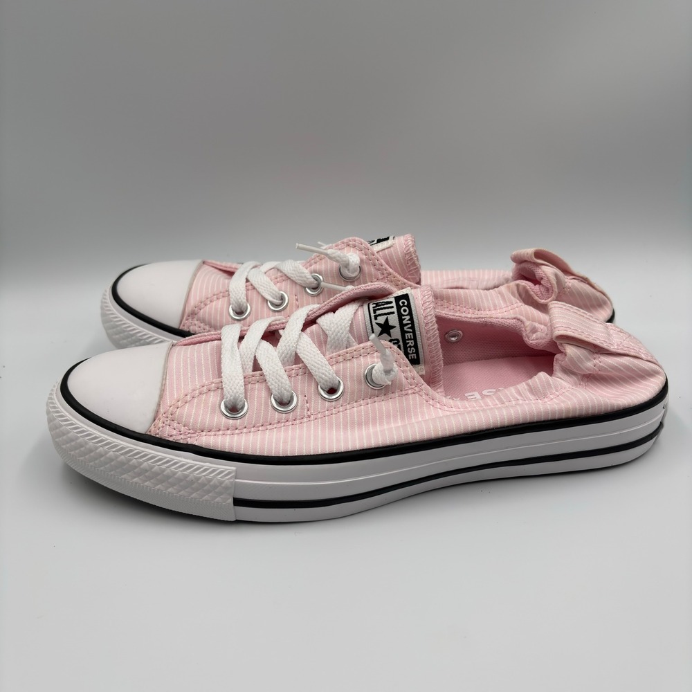 Converse Light Pink Canvas Low-Top Sneakers - Picture 4 of 12